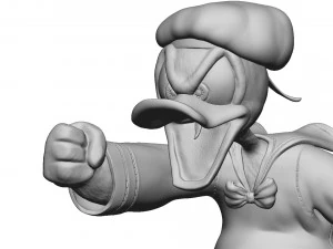 Daisy and Donald duck stl 3D Print Model