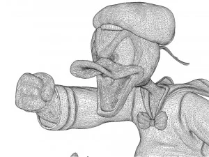 Daisy and Donald duck stl 3D Print Model