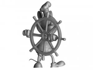 Mickey mouse original 1928 stl 3D Print Model