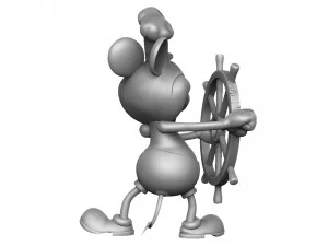 Mickey mouse original 1928 stl 3D Print Model