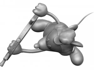 Mickey mouse original 1928 stl 3D Print Model