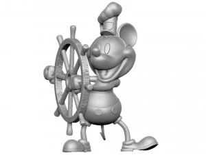 Mickey mouse original 1928 stl 3D Print Model