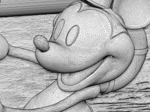 Mickey mouse original 1928 stl 3D प्रिंट मॉडल