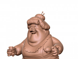 Mrs Bentina Beakley stl 3d printable 3D Принт Модель