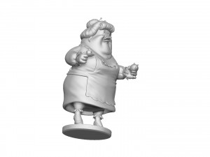 Mrs Bentina Beakley stl 3d printable 3D Принт Модель
