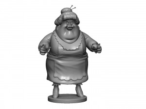 Mrs Bentina Beakley stl 3d printable 3D Принт Модель