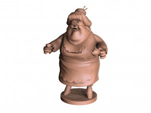 Mrs Bentina Beakley stl 3d printable 3D Принт Модель