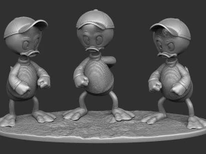 Huey Dewey and Louie stl 3d printable 3D Print Model