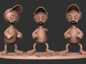 Huey Dewey and Louie stl 3d printable 3D Print Model