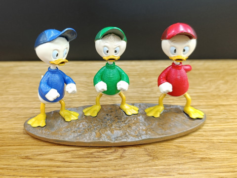 Huey Dewey and Louie stl 3d printable 3Dプリントモデル