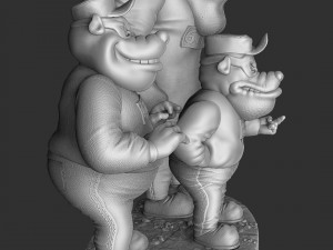 Beagle Boys STL 3d printable 3D 打印模型
