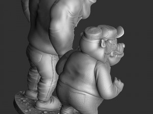 Beagle Boys STL 3d printable 3D 打印模型