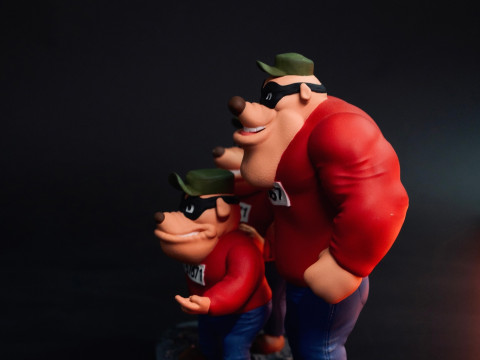 Beagle Boys STL 3d printable 3D 打印模型