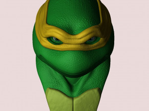 TURTLES NINJA 1990 FOR 3D PRINT BUSTS Model Cetak 3D