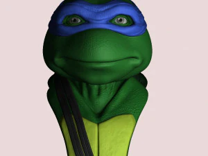 TURTLES NINJA 1990 FOR 3D PRINT BUSTS 3D Print Model