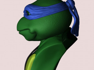 TURTLES NINJA 1990 FOR 3D PRINT BUSTS Model Cetak 3D