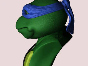 TURTLES NINJA 1990 FOR 3D PRINT BUSTS 3D Print Model