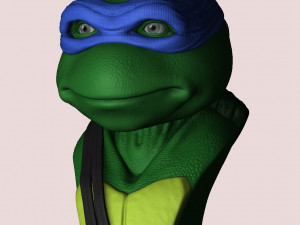 TURTLES NINJA 1990 FOR 3D PRINT BUSTS Model Cetak 3D