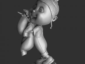 AGNES GRU DESPICBLE ME FOR 3D PRINT 2 0PTIONS 3D Print Model