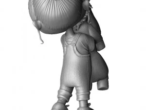 AGNES GRU DESPICBLE ME FOR 3D PRINT 2 0PTIONS 3D Print Model