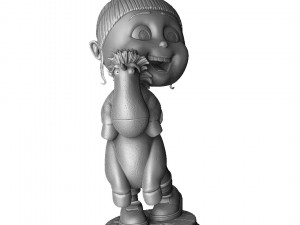 AGNES GRU DESPICBLE ME FOR 3D PRINT 2 0PTIONS 3D-printmodel