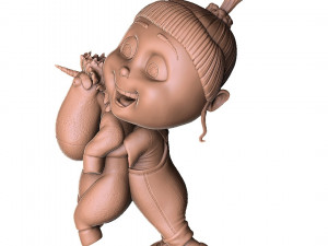 AGNES GRU DESPICBLE ME FOR 3D PRINT 2 0PTIONS 3D-printmodel
