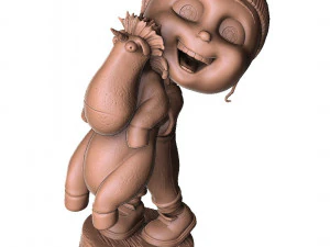 AGNES GRU DESPICBLE ME FOR 3D PRINT 2 0PTIONS 3D Print Model