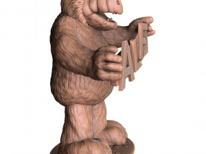 ALF Alien Life Form ASSEMBLE FOR 3D PRINT STL TWO OPTIONS Modèles 3D en vedette