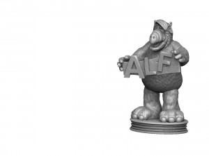 ALF Alien Life Form ASSEMBLE FOR 3D PRINT STL TWO OPTIONS Modèles 3D en vedette