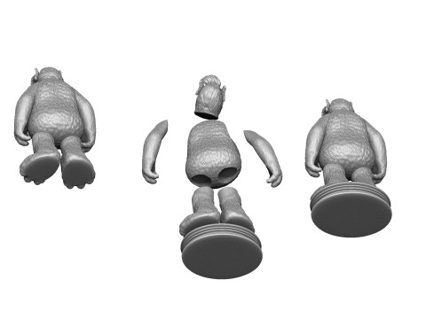 ALF Alien Life Form ASSEMBLE FOR 3D PRINT STL TWO OPTIONS Modèles 3D en vedette