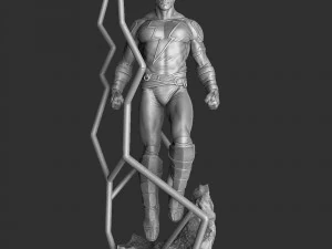 BLACK ADAM ASSEMBLE FOR 3D PRINT STL 3D Print Model