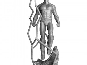 BLACK ADAM ASSEMBLE FOR 3D PRINT STL Modello di stampa 3D