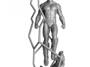 BLACK ADAM ASSEMBLE FOR 3D PRINT STL Modello di stampa 3D