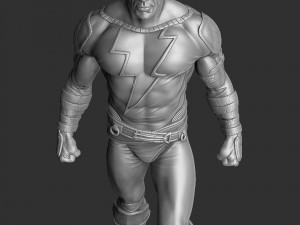 BLACK ADAM ASSEMBLE FOR 3D PRINT STL Modello di stampa 3D