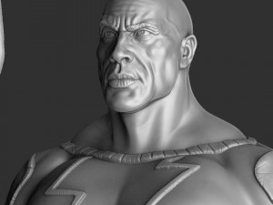 BLACK ADAM ASSEMBLE FOR 3D PRINT STL Modello di stampa 3D