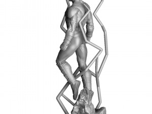 BLACK ADAM ASSEMBLE FOR 3D PRINT STL Modello di stampa 3D