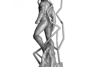 BLACK ADAM ASSEMBLE FOR 3D PRINT STL Modello di stampa 3D