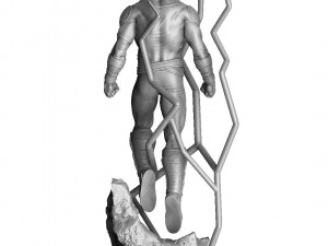 BLACK ADAM ASSEMBLE FOR 3D PRINT STL Modello di stampa 3D