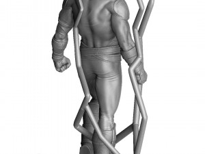BLACK ADAM ASSEMBLE FOR 3D PRINT STL Modello di stampa 3D