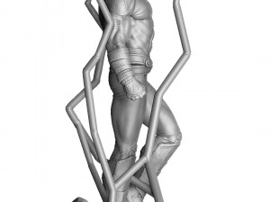 BLACK ADAM ASSEMBLE FOR 3D PRINT STL Modello di stampa 3D