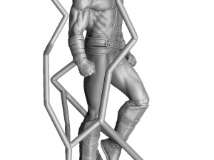 BLACK ADAM ASSEMBLE FOR 3D PRINT STL Modello di stampa 3D
