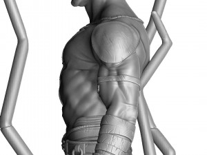 BLACK ADAM ASSEMBLE FOR 3D PRINT STL Modello di stampa 3D