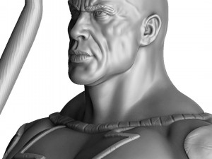 BLACK ADAM ASSEMBLE FOR 3D PRINT STL Modello di stampa 3D
