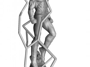 BLACK ADAM ASSEMBLE FOR 3D PRINT STL Modello di stampa 3D