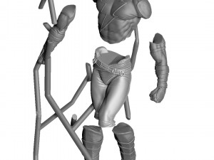 BLACK ADAM ASSEMBLE FOR 3D PRINT STL Modello di stampa 3D