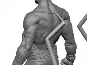 BLACK ADAM ASSEMBLE FOR 3D PRINT STL 3D Print Model