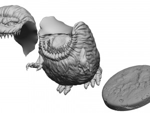 CRITTERS 2 options FOR 3D PRINT STL 3D Print Model