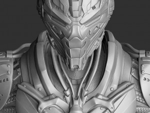 CYRAX MK11 FOR 3D PRINT BUST STL 3D Model