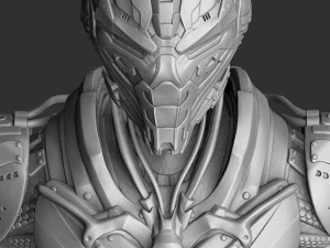 CYRAX MK11 PER BUSTO STAMPA 3D STL Modello 3D