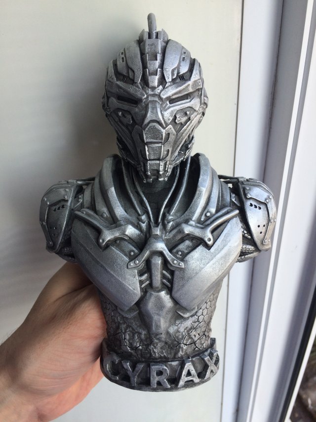 CYRAX MK11 FOR 3D PRINT BUST STL 3D Model .c4d .max .obj .3ds .fbx .stl .blend 
